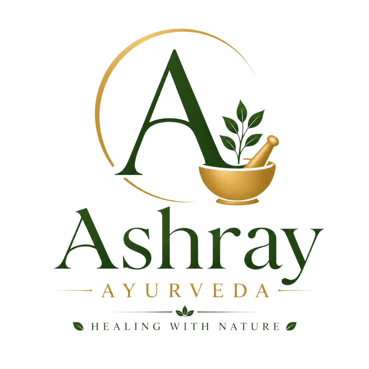 ashray ayurveda png logo